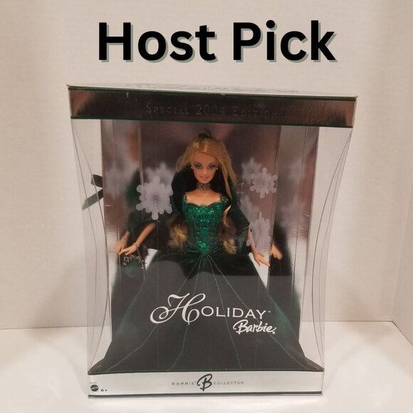 HOST PICK: Barbie, Special 2004 Edition Holiday Barbie, NIB - Picture 1 of 16